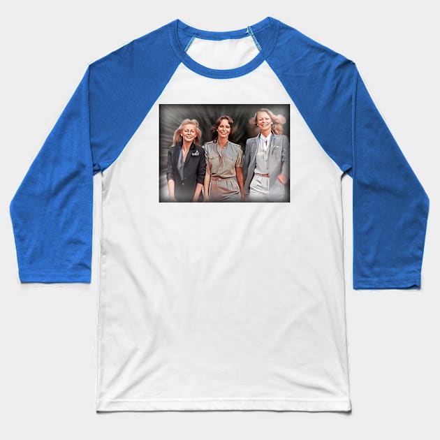 Charlies angels Baseball T-Shirt by fonchi76